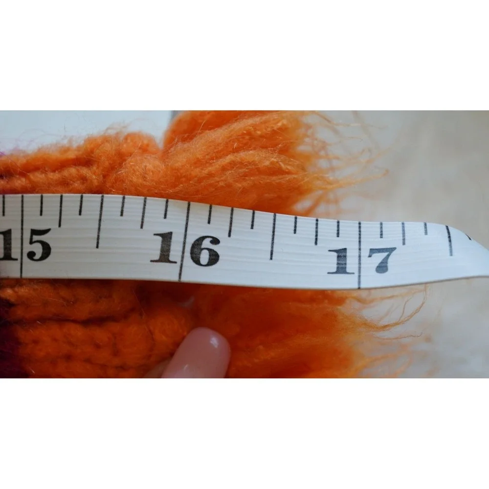 Baby‎ Gap Toddler Knit Poncho 2T Striped Orange Pink Fringe Cape Sweater